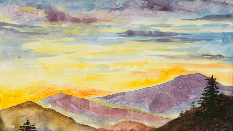 Blue Ridge Yellow Sky