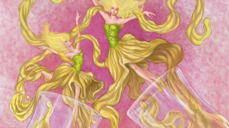 Wine, Pinot Grigio, Dream, Flowing, Beautiful 