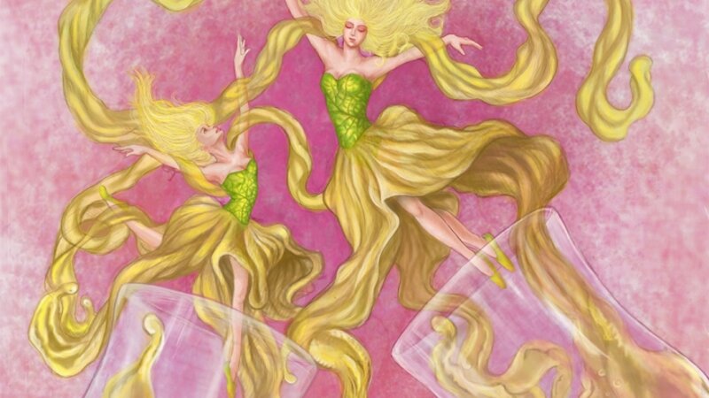 Wine, Pinot Grigio, Dream, Flowing, Beautiful 