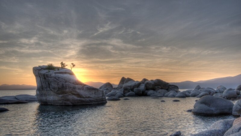 Sunset at Bonzai Rock 