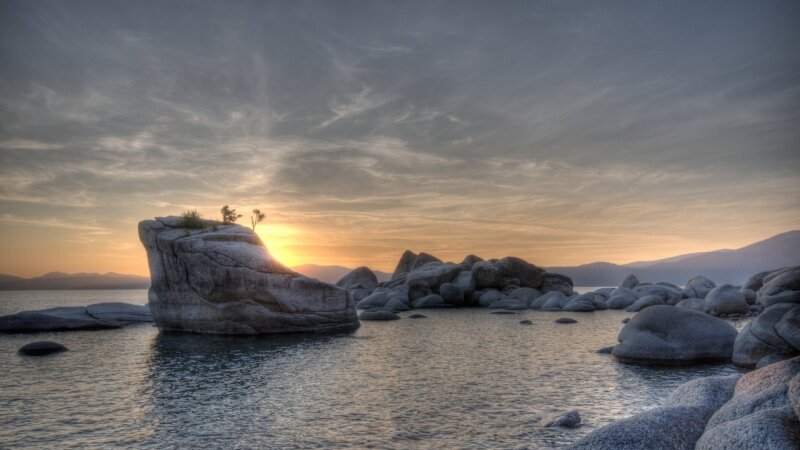 Sunset at Bonzai Rock 
