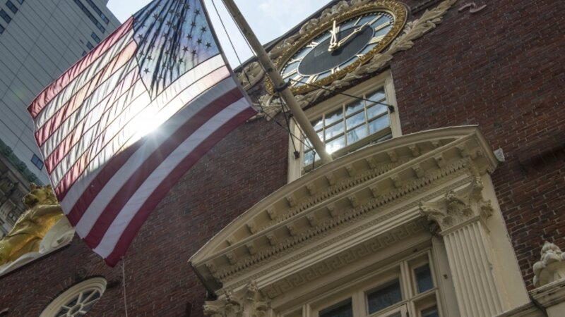 View from site of Boston massacre.