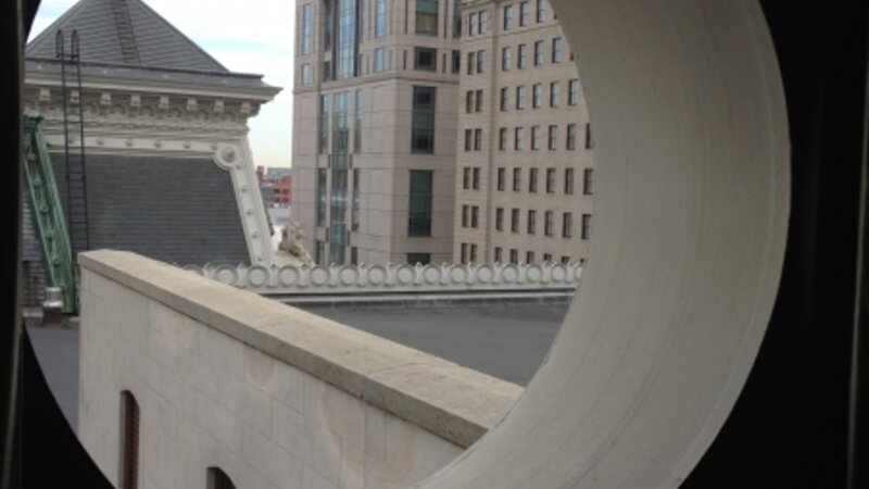 The Criminal Justice Center from City Hall