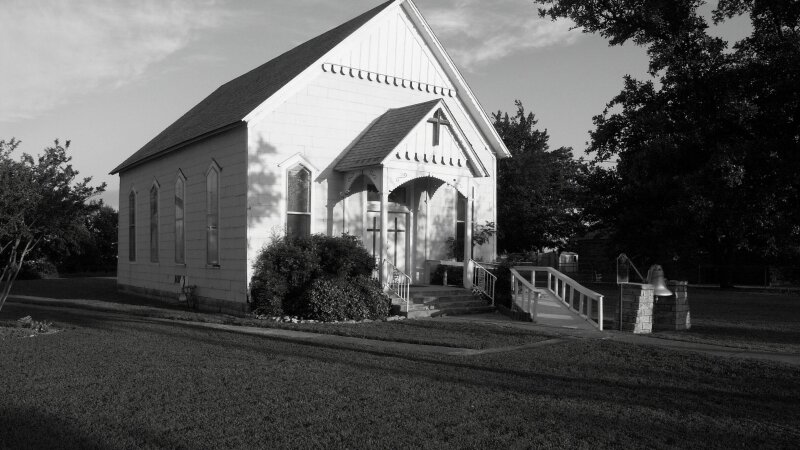 Old Church Building in Haltom City, Texas