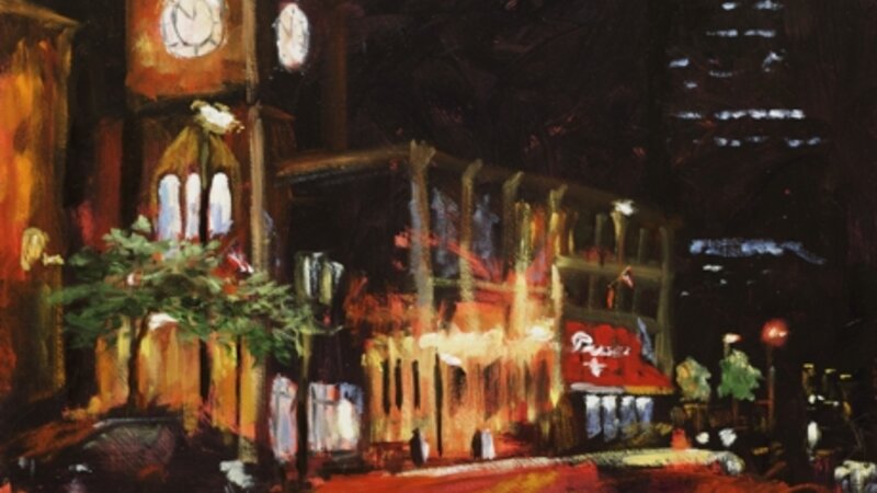 City Hall Manchester, NH Night