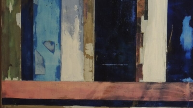 Composition in Blue and Gold by Elizabet Ann McNally 2015