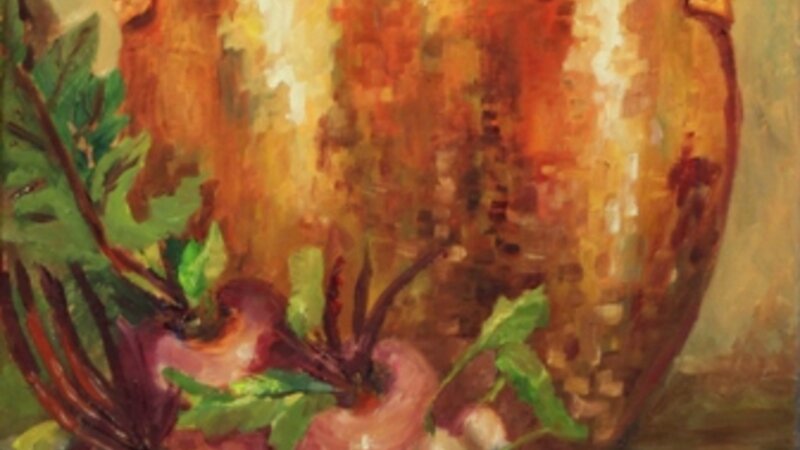 Painting, Copper, Oil painting