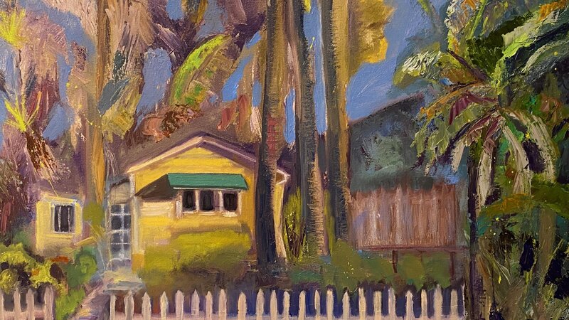 Crystal Cove Visitor Center, Oil, 2023