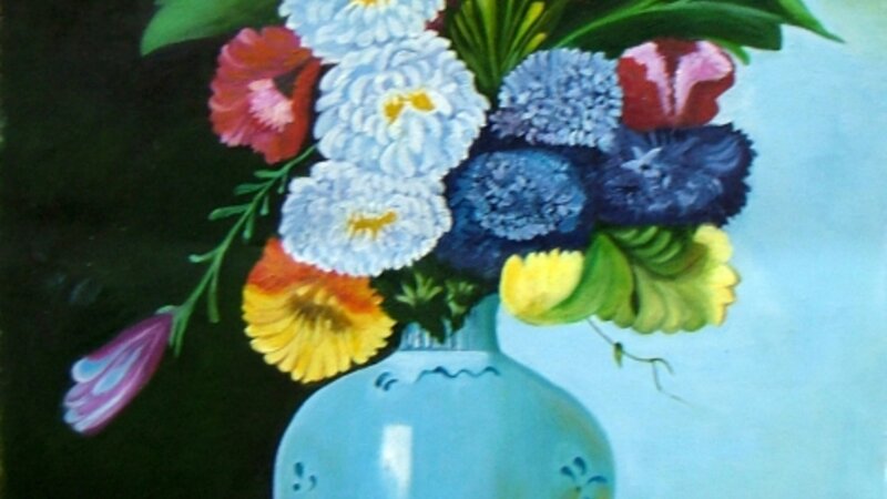 Floral Painting, Flower Painting, Nature painting, Still Life Painting