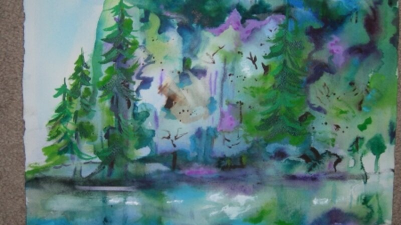 Moonlit View Yosemite