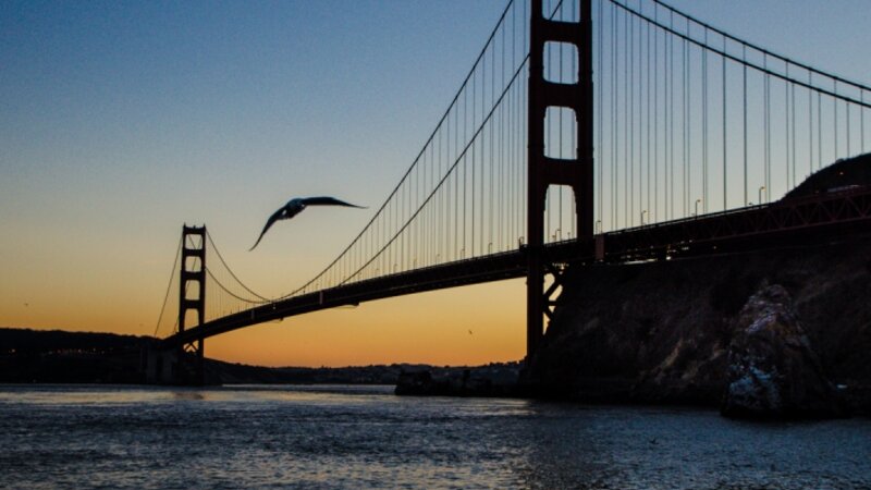 Golden Gate Bridge at Sunset