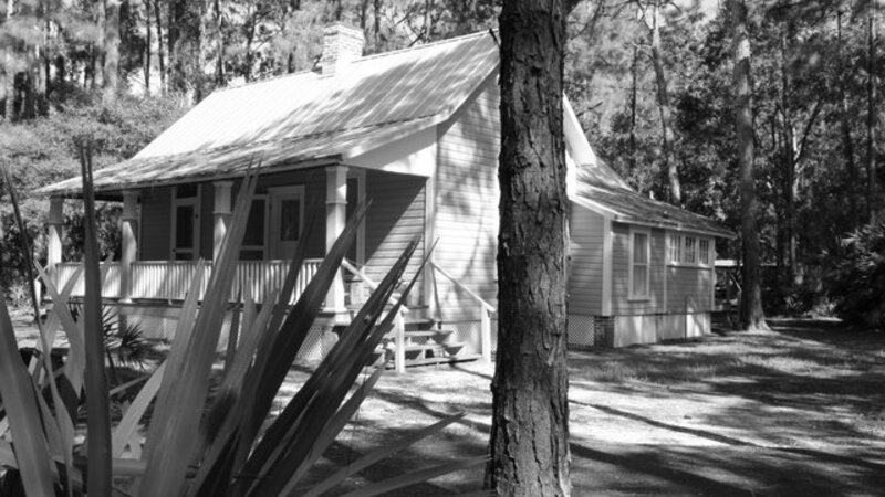 Homestead in B & W