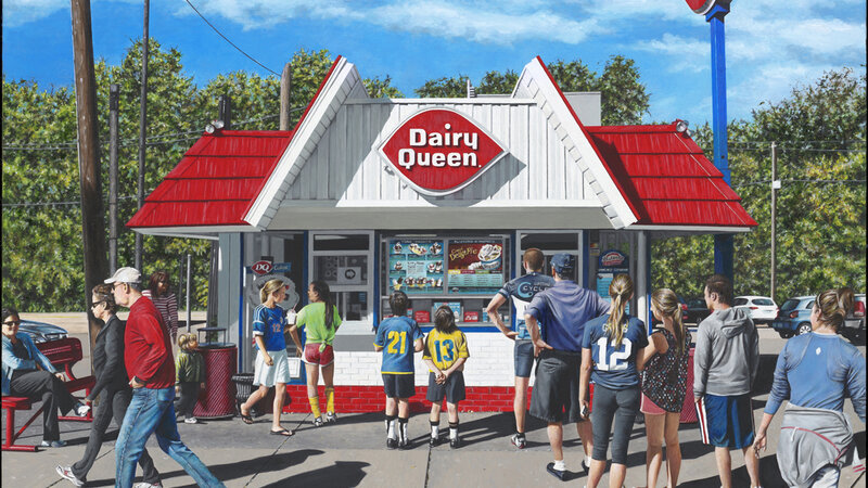 Photo of painting "Dairy Queen" by David Holmes