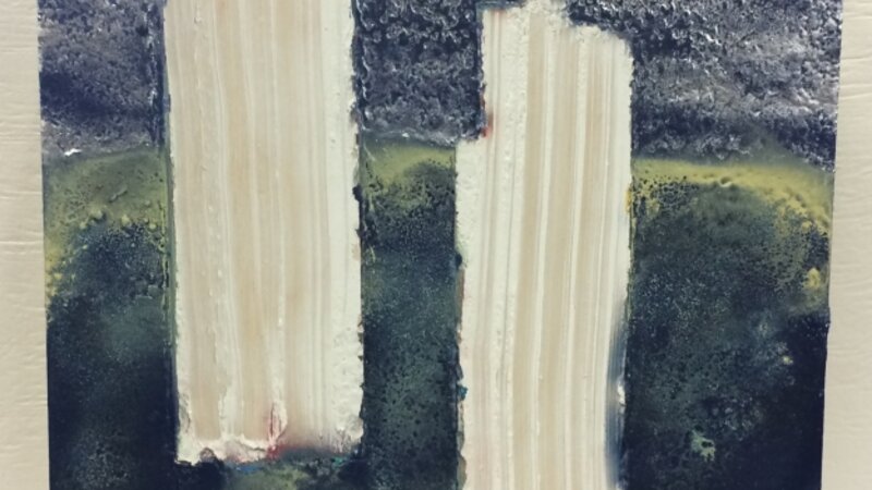 Daisies Mixed Media on Panel 