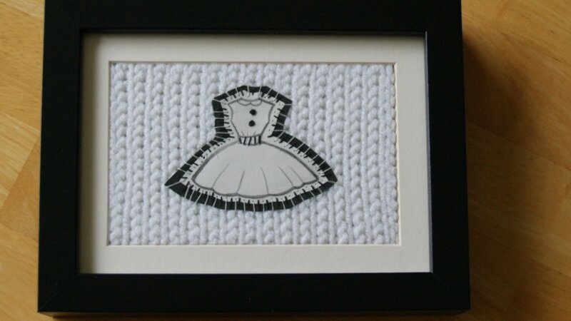 5x7, small art, Dress Up