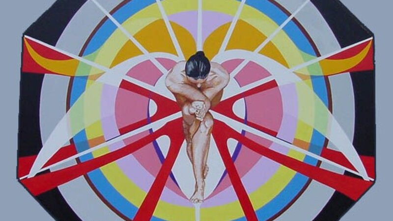 The Eagle- Yoga pose