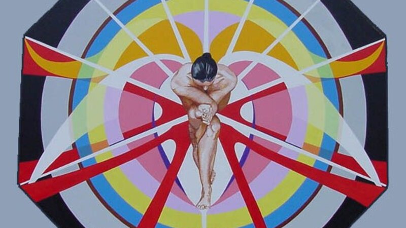 The Eagle- Yoga pose