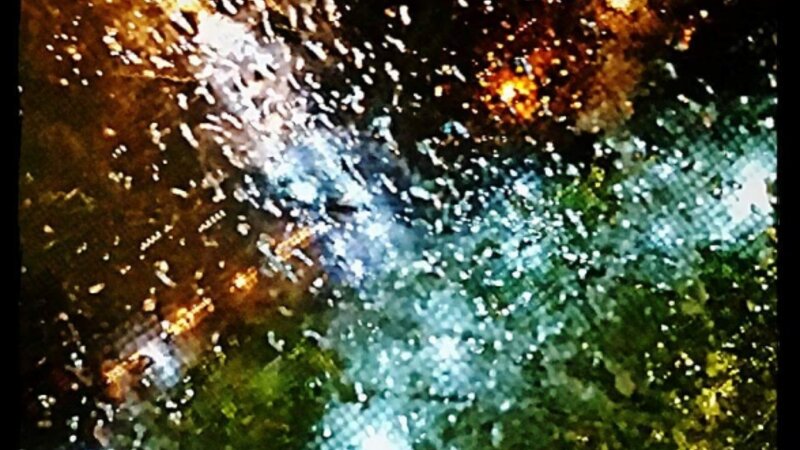 rain, lights, Christmas, weather, window, screen