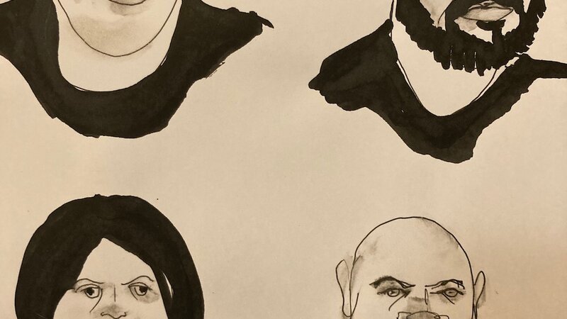 Ink Drawing, October, 2024