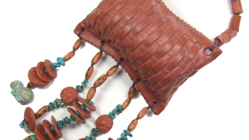 BH 187 FAUNA Clay Basketweave Rattle