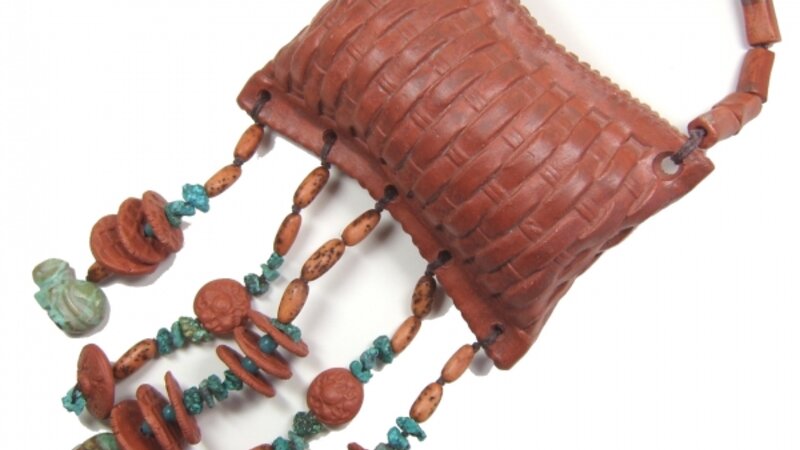 BH 187 FAUNA Clay Basketweave Rattle