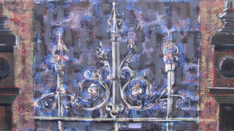 Untitled ( Small Fence Composition