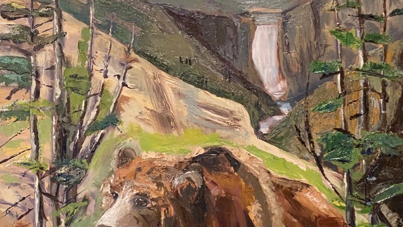 Yellowstone Memory of wildlife experienced in both Teton and Yellowstone National Parks.