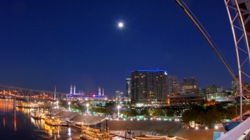 Fisheye View of Tall Stacks