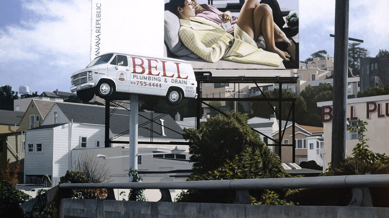 Photo of painting "Flying Truck" by David Holmes