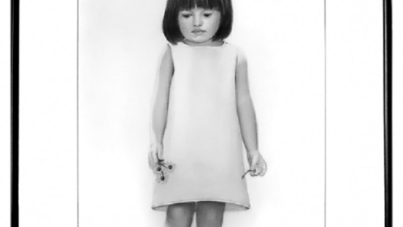 Girl with Daisies by Heather Davis