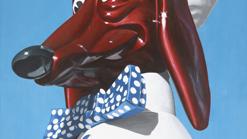 Photo of painting "Good Doggy" by David Holmes