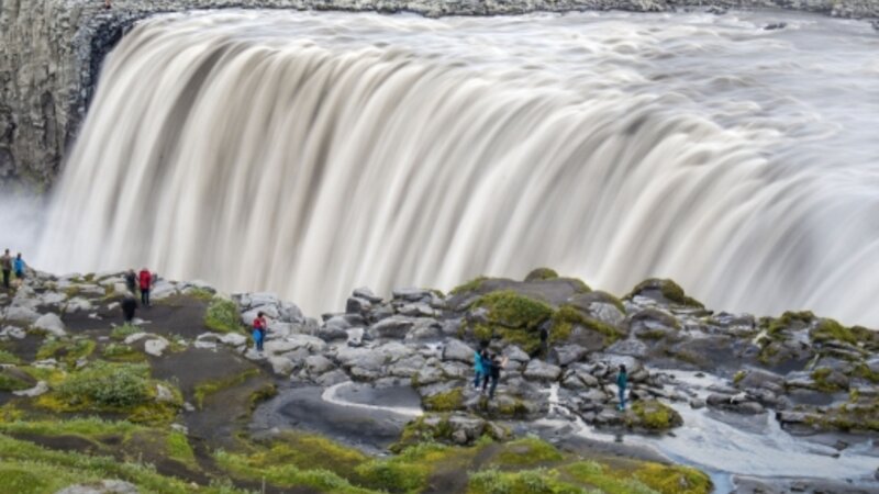 Dramatic falls in Iceland.