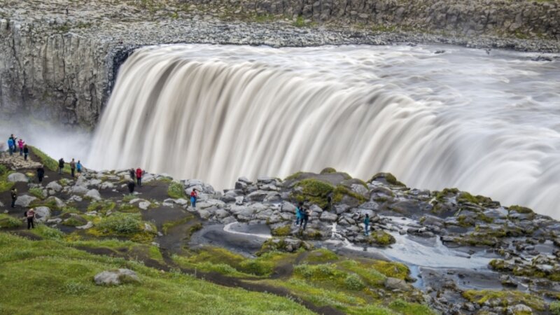 Dramatic falls in Iceland.