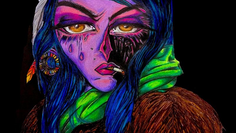 Mixed-Media drawing