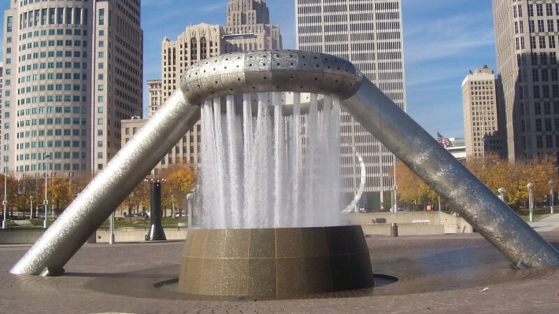 Hart Plaza Fountain