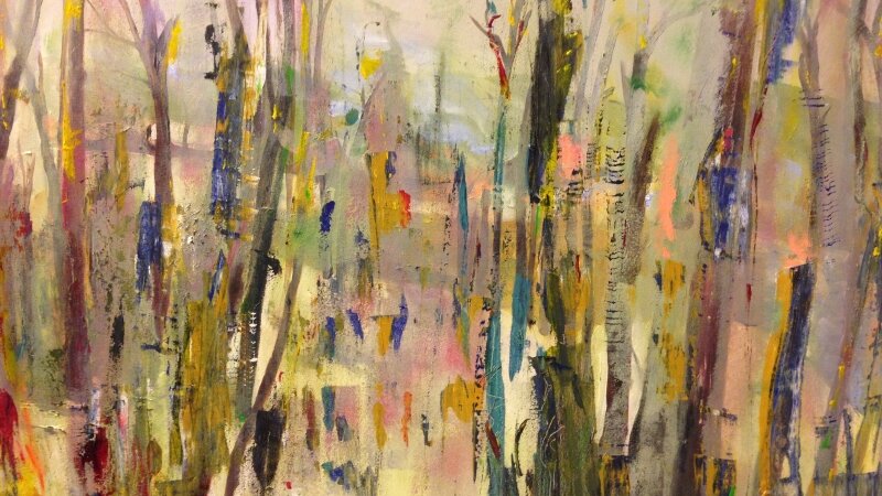 mcclintock acrylic painting for sale trees landscapes