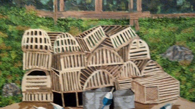 Lobster Pots with Bouys