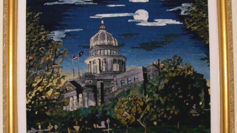 Idaho Capitol Building at Dusk