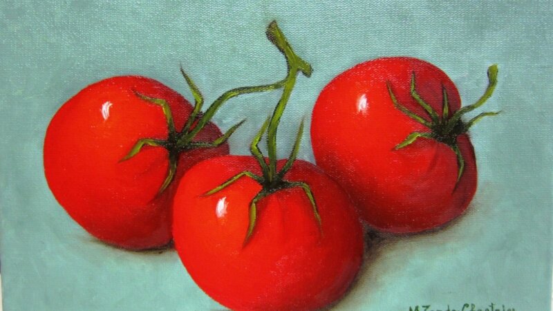 Tomatoes on the vine