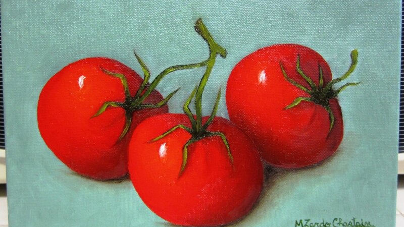 Tomatoes on the vine