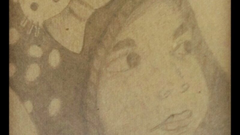 1st attempted #2 pencil sketch of an actual person; my niece Josslin