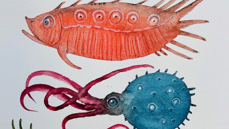 Painting in gouache, June, 2025.