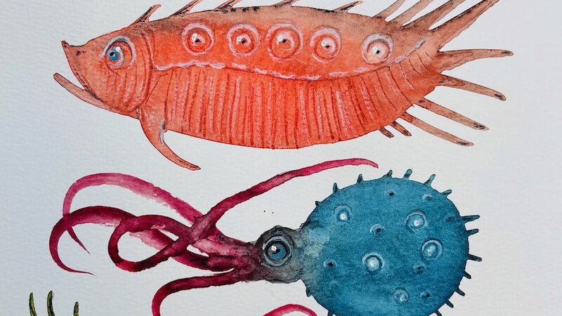 Painting in gouache, June, 2025.