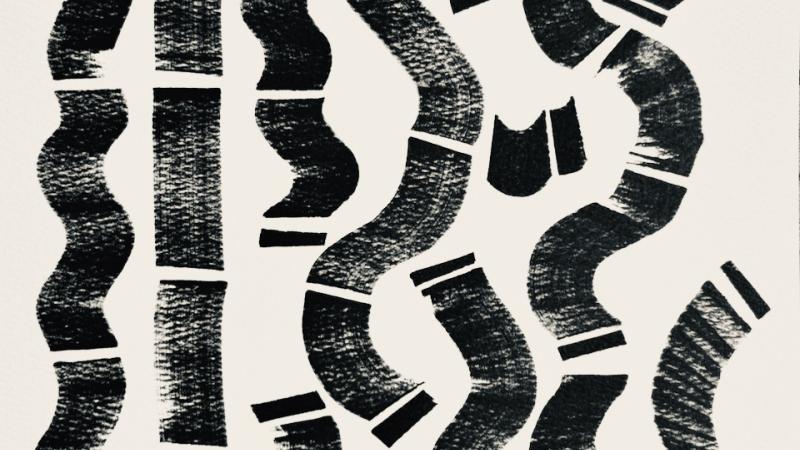 Painting with marker, June 2025.