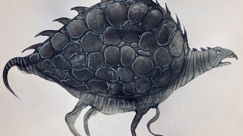 Painting in watercolor, 2022.