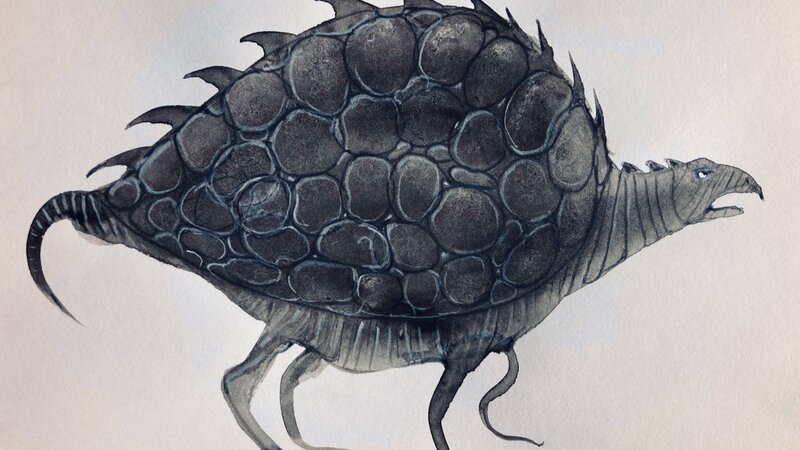 Painting in watercolor, 2022.