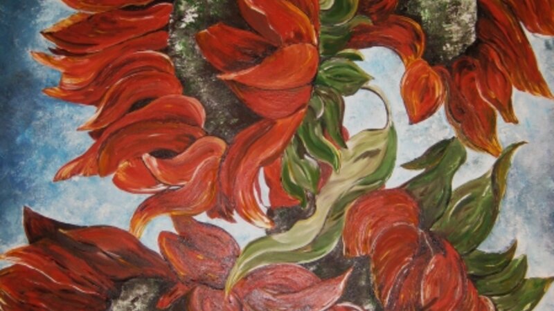 "Sunflowers in Bloom"