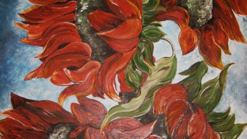 "Sunflowers in Bloom"