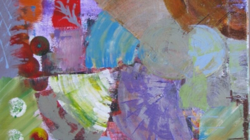 My First Acyrlic Abstarct