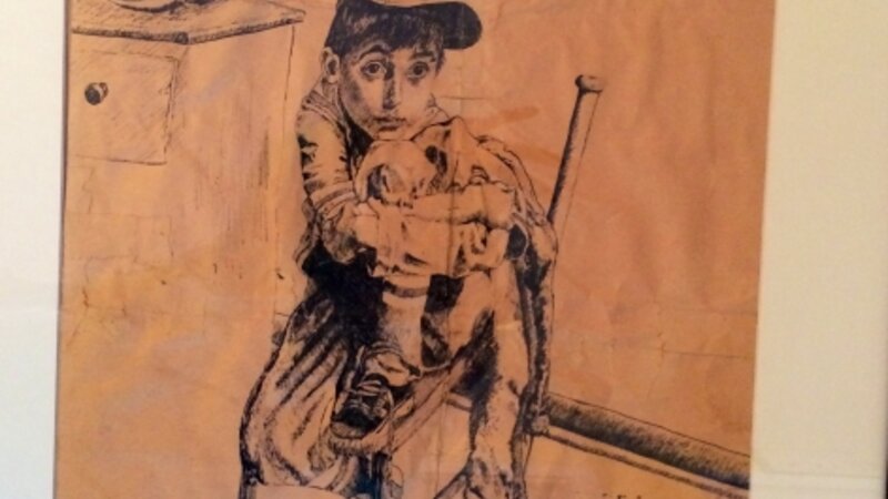 Boy in his Baseball Uniform 